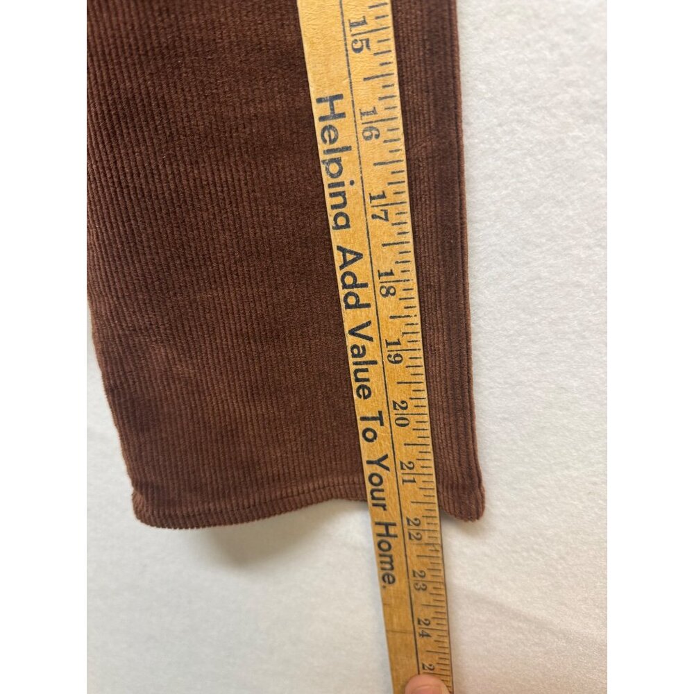 Chadwicks Womens Brown Corduroy Button-Up Jacket Size 8P With Flap Pockets - Picture 5 of 7